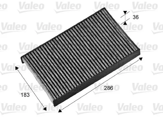 Filtre, air de l'habitacle VALEO 698714