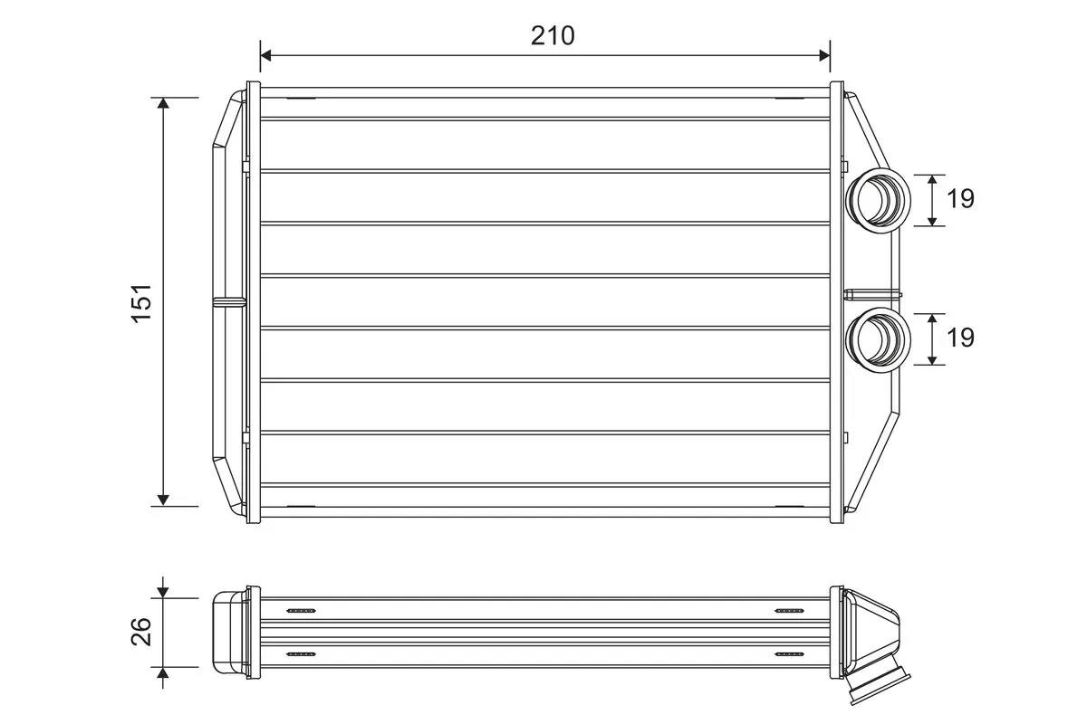 Heat Exchanger, interior heating