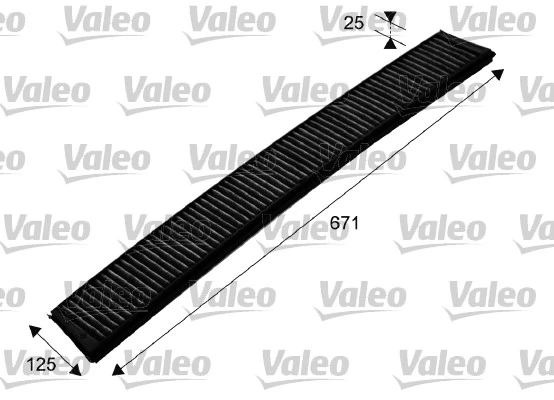Filtre, air de l'habitacle VALEO 698750