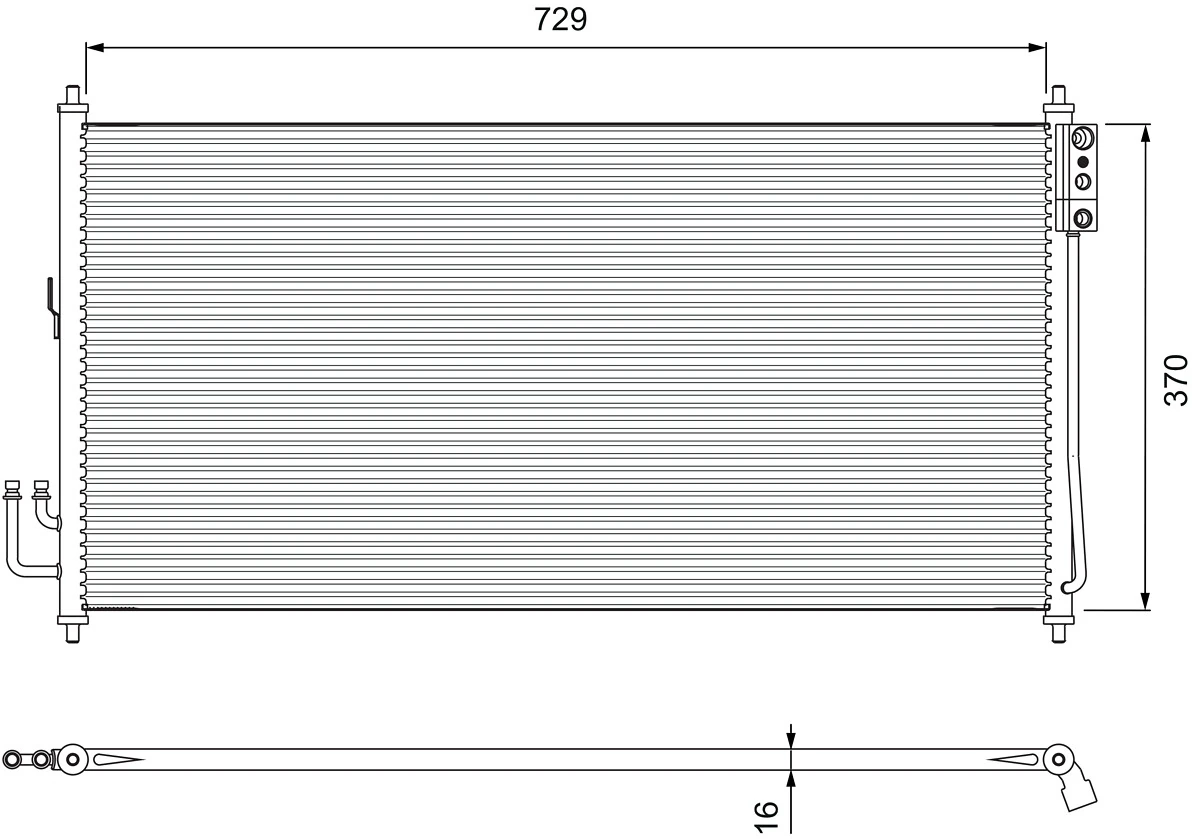 Condenseur, climatisation VALEO 810909