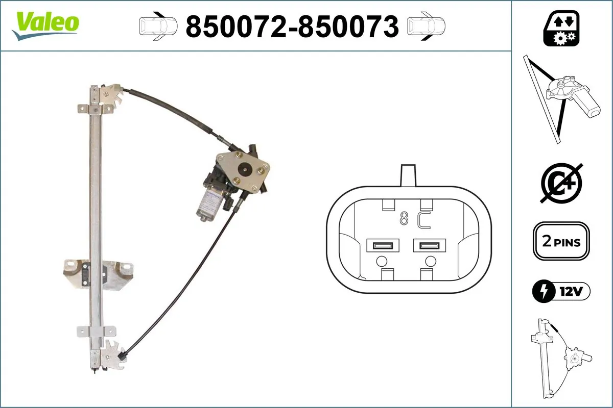 Lève-vitre VALEO 850072