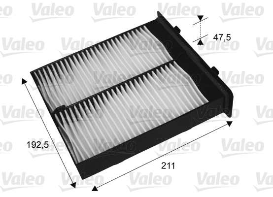 Filtre, air de l'habitacle VALEO 715652