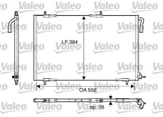 Condenseur, climatisation VALEO 818000
