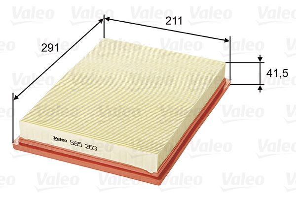 VALEO 585263 — Повітряний фільтр