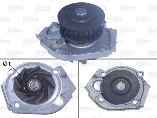 Pompe a eau FIAT PUNTO EVO-DOBLO-QUBO-SIENA