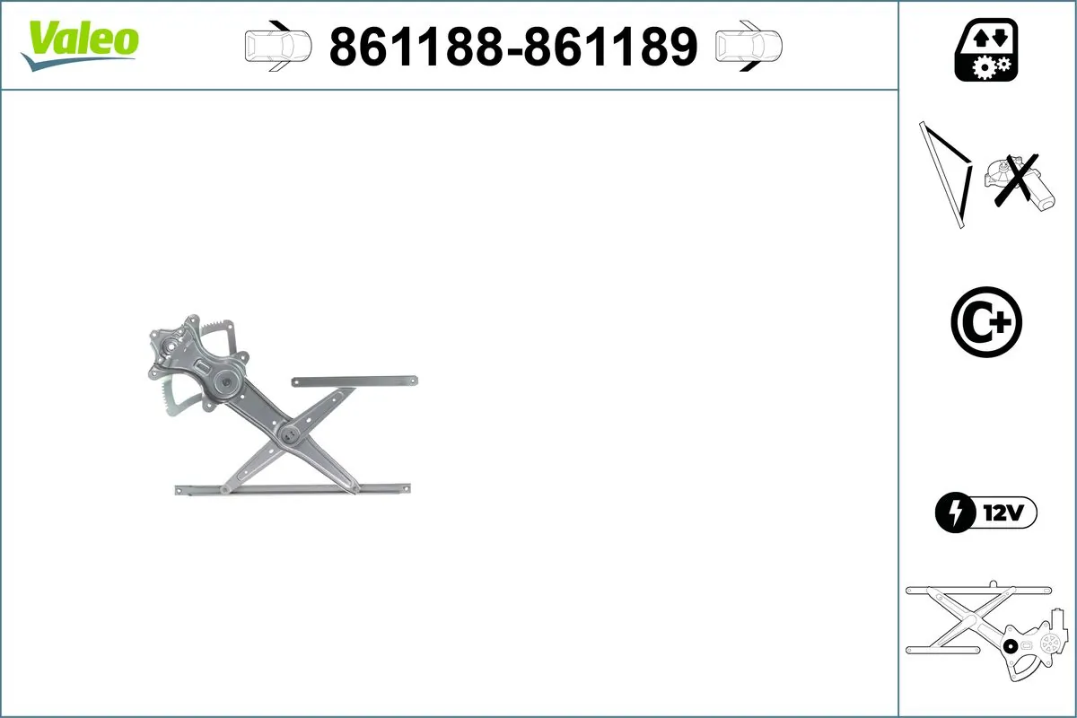 Lève-vitre VALEO 861188