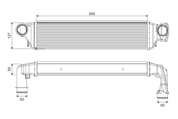 Intercooler, échangeur VALEO 817874