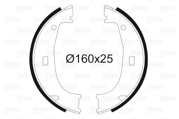 Brake Shoe Set, parking brake