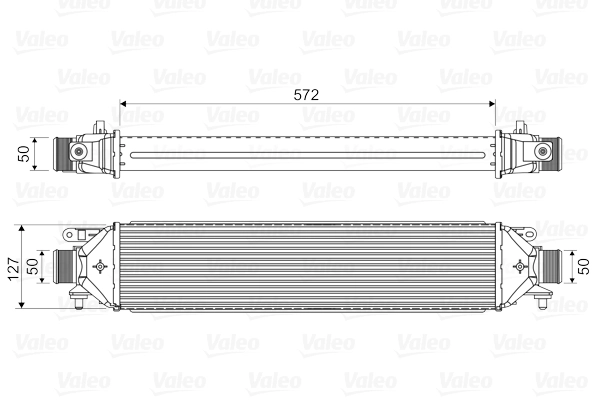 Intercooler, échangeur VALEO 818824