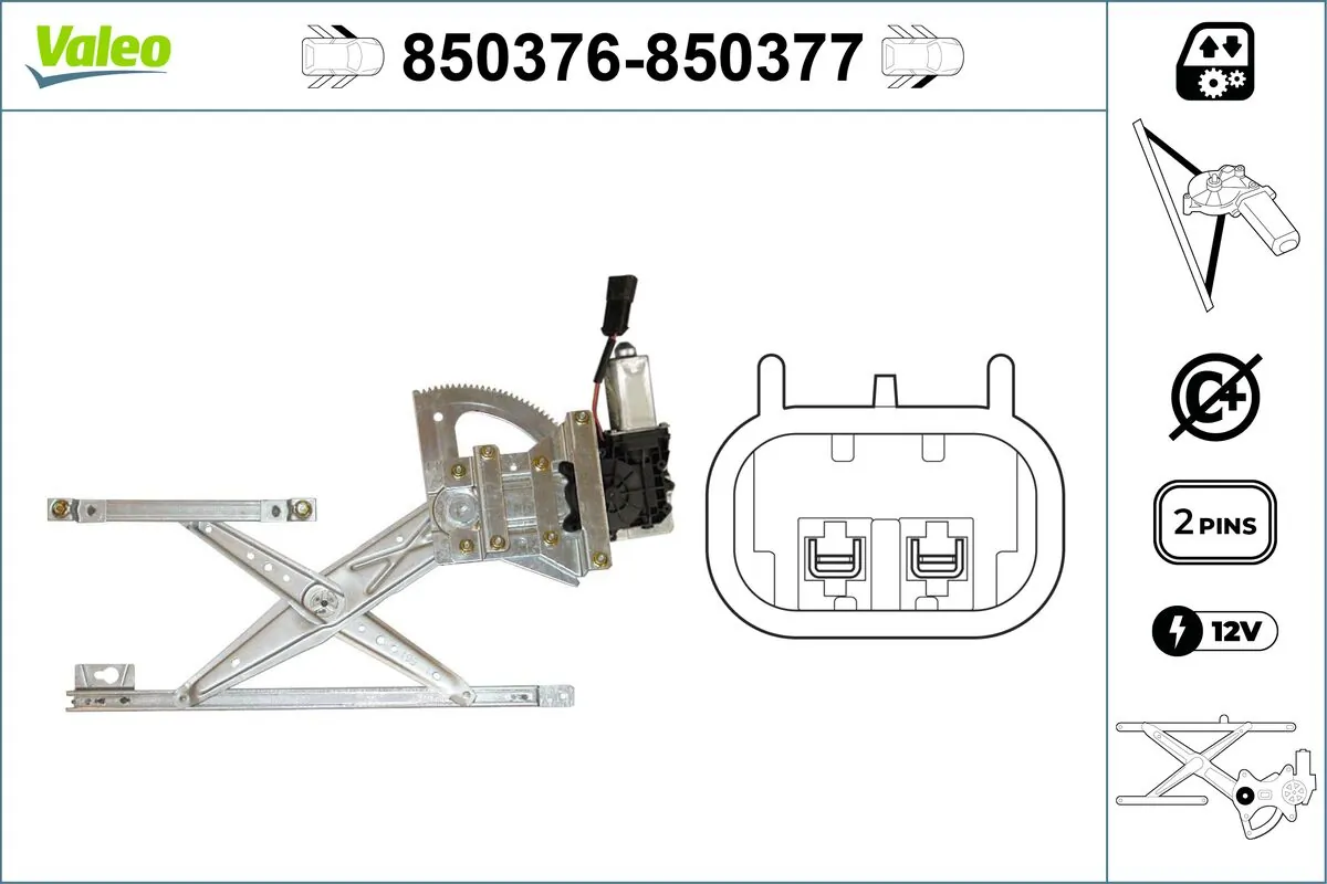 Lève-vitre VALEO 850376