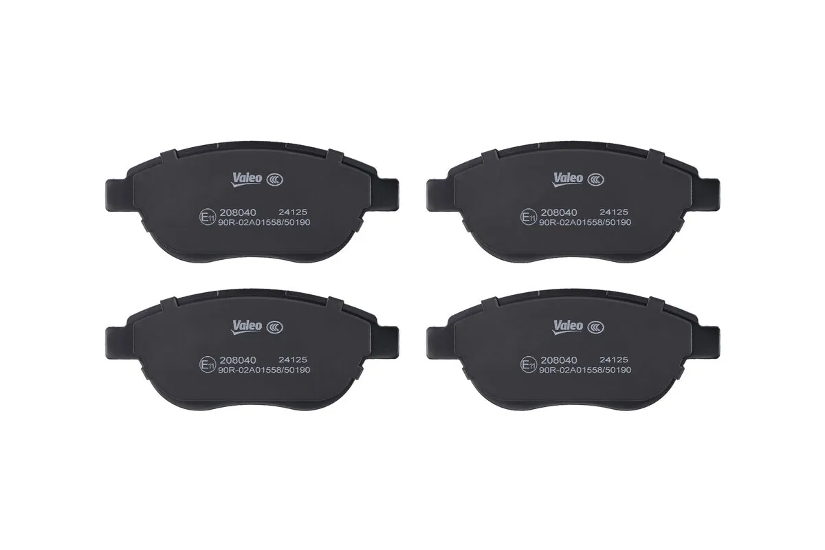 Kit de plaquettes de frein, frein à disque VALEO 208040