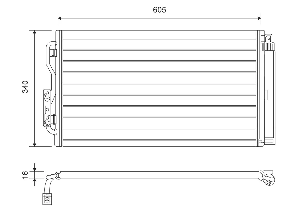 Condenseur, climatisation VALEO 814191