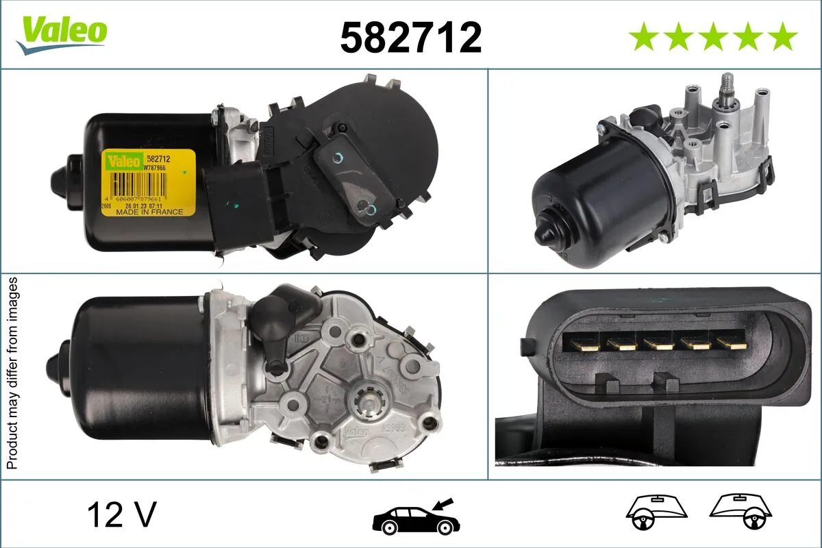 Moteur d'essuie-glace VALEO 582712