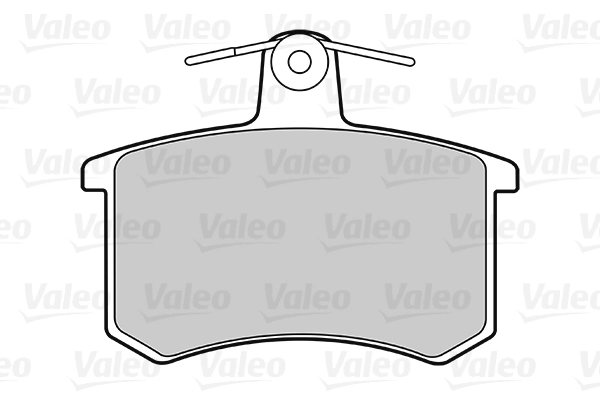 Kit de plaquettes de frein, frein à disque VALEO 301125
