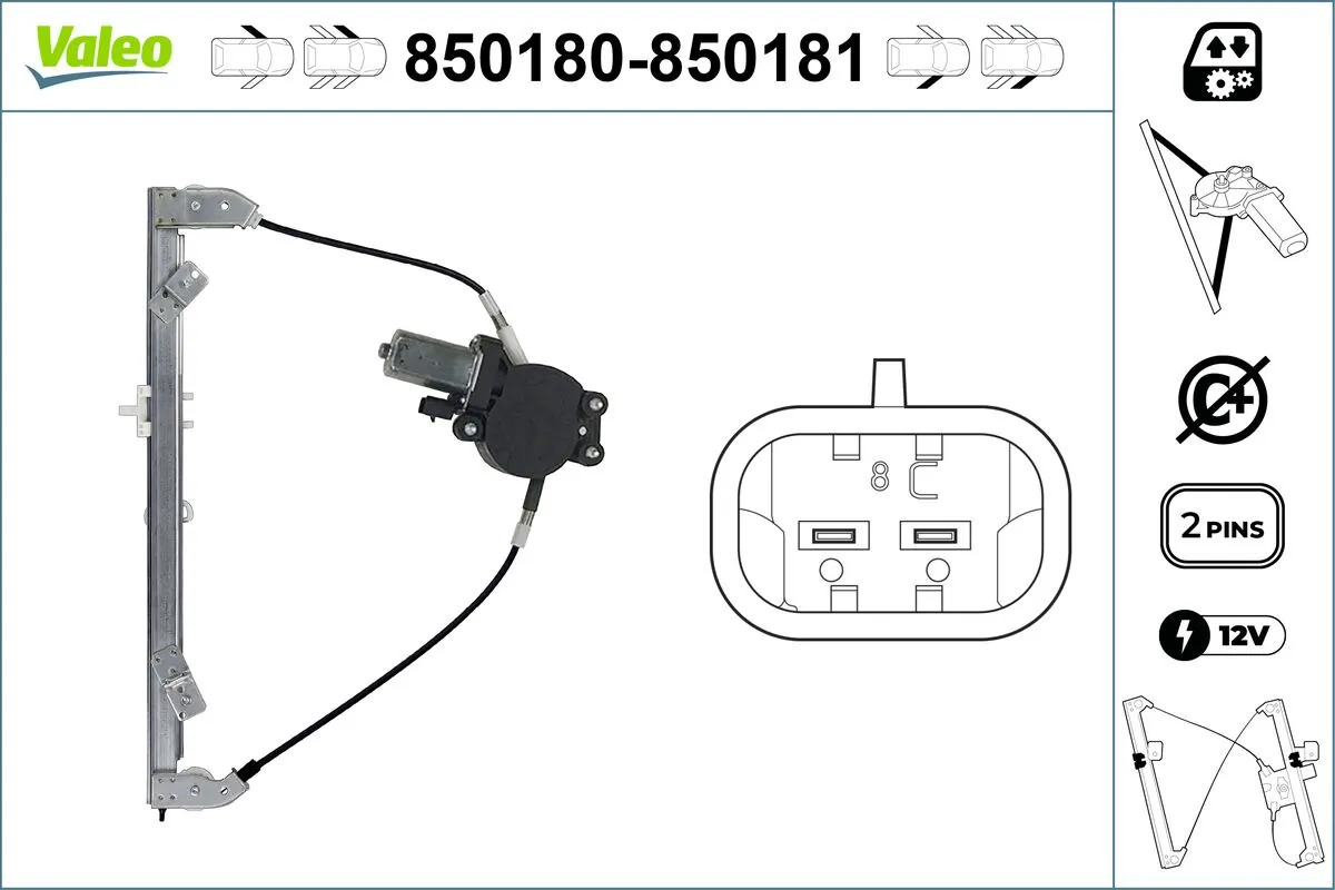 Lève-vitre VALEO 850180