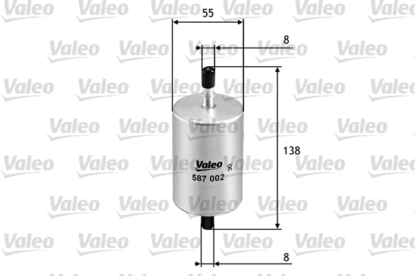 Filtre à carburant VALEO 587002