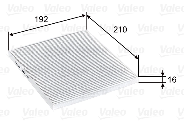 Filtre, air de l'habitacle VALEO 715807