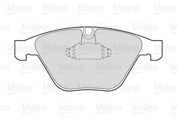 Kit de plaquettes de frein, frein à disque VALEO 301410