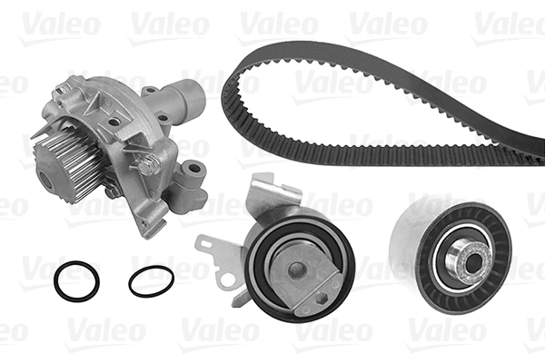 Pompe à eau + kit de courroie crantée VALEO 614695