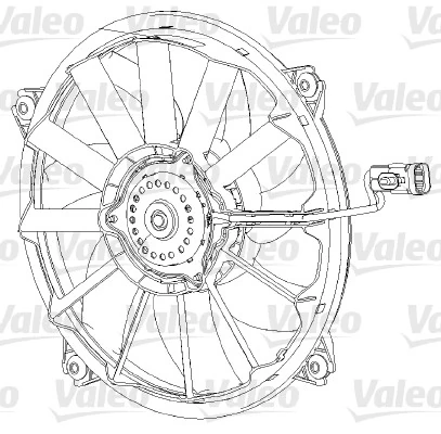 Ventilateur, refroidissement du moteur VALEO 696091