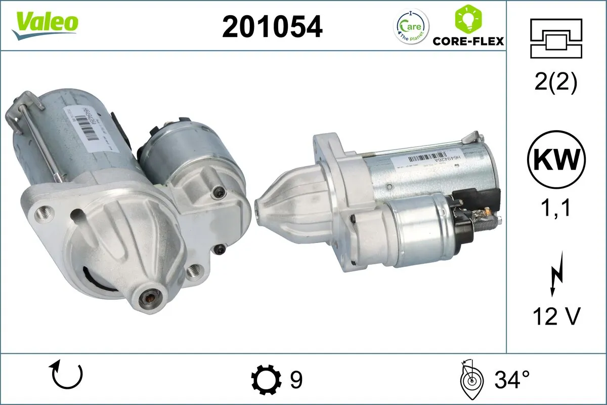 Démarreur VALEO 201054