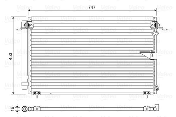 Condenseur, climatisation VALEO 814112