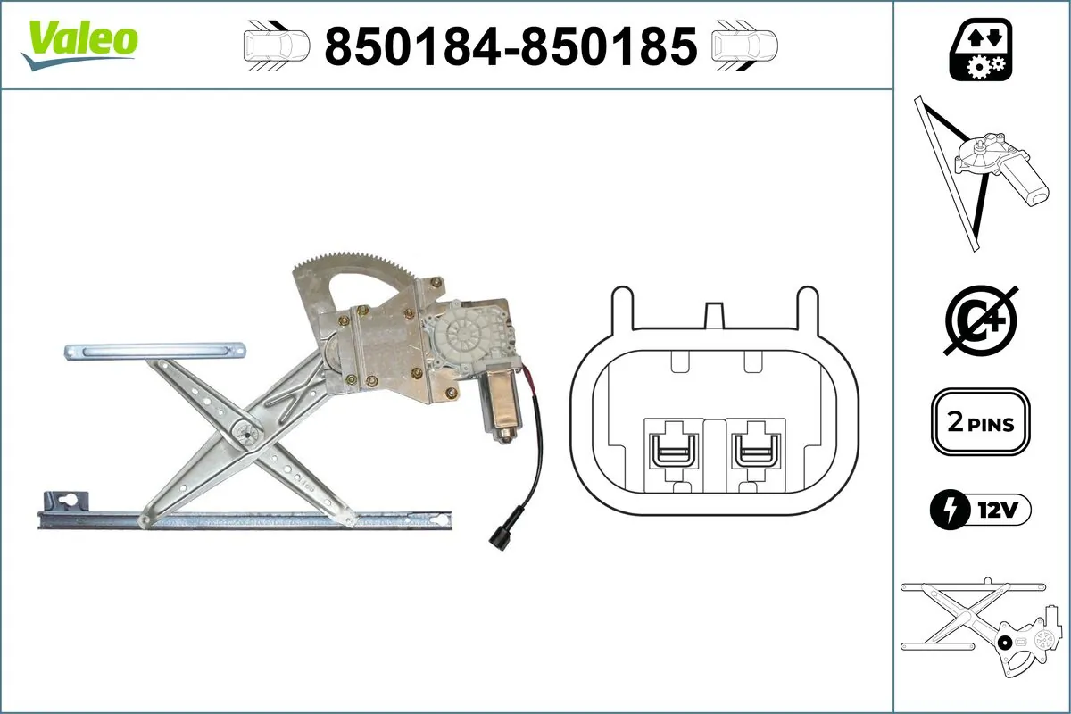 Lève-vitre VALEO 850184