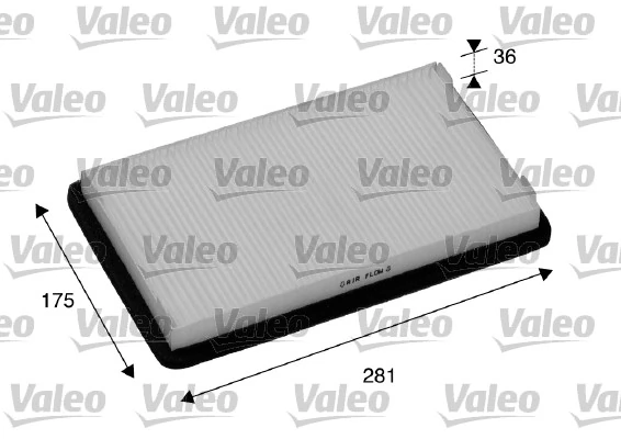 Filtre, air de l'habitacle VALEO 698893