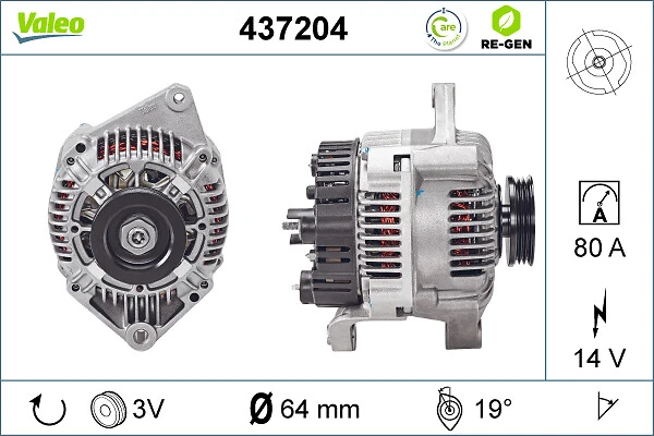 Alternateur VALEO 437204