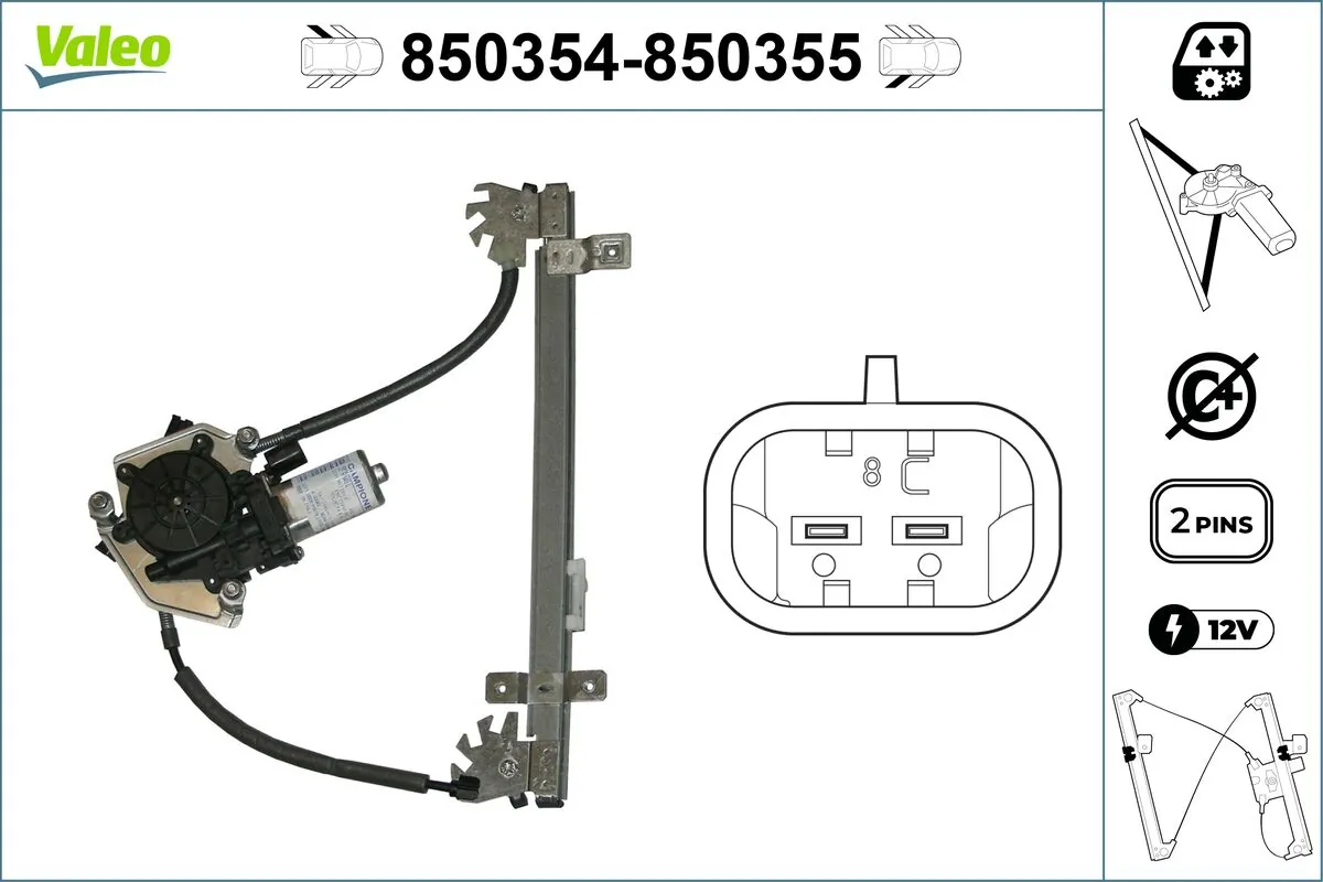 Lève-vitre VALEO 850354