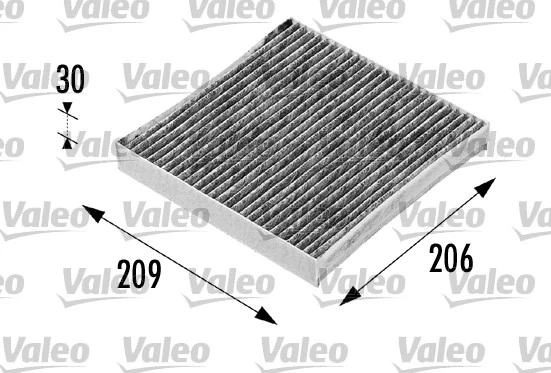 Filtre, air de l'habitacle VALEO 698715