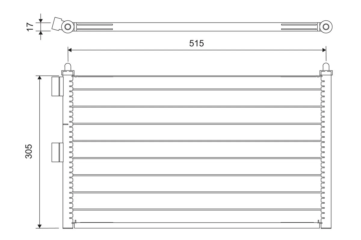 Condenseur, climatisation VALEO 818020