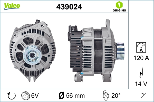 Alternateur VALEO 439024