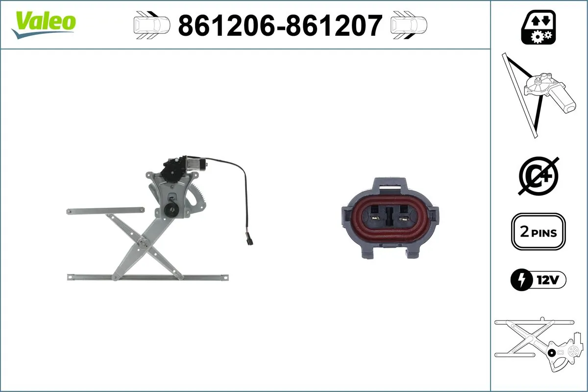 Lève-vitre VALEO 861206