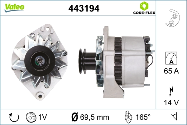 Alternateur VALEO 443194