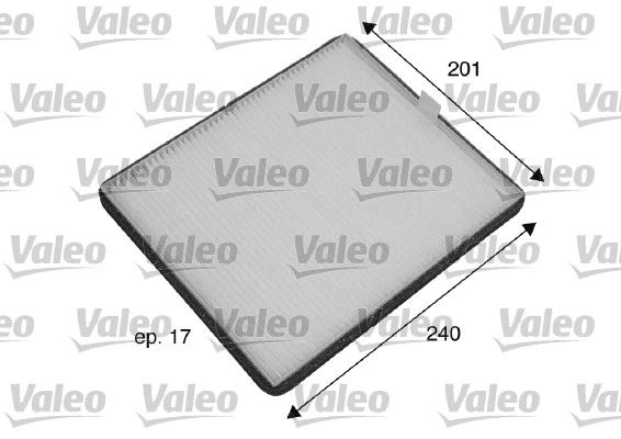 Filtre, air de l'habitacle VALEO 698773