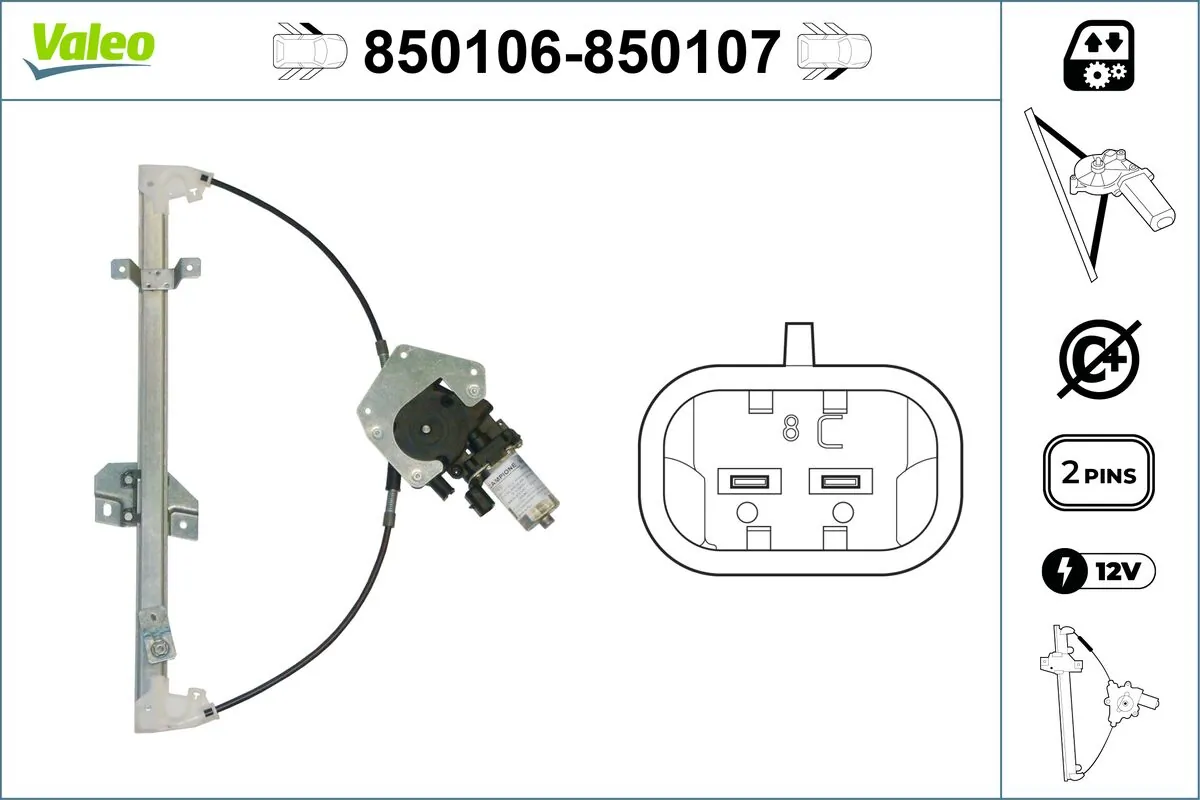 Lève-vitre VALEO 850106