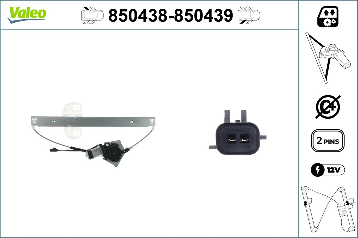 Lève-vitre VALEO 850438