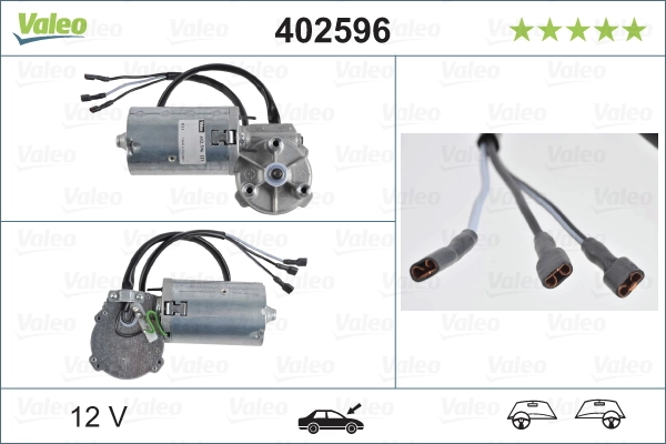 Moteur d'essuie-glace VALEO 402596