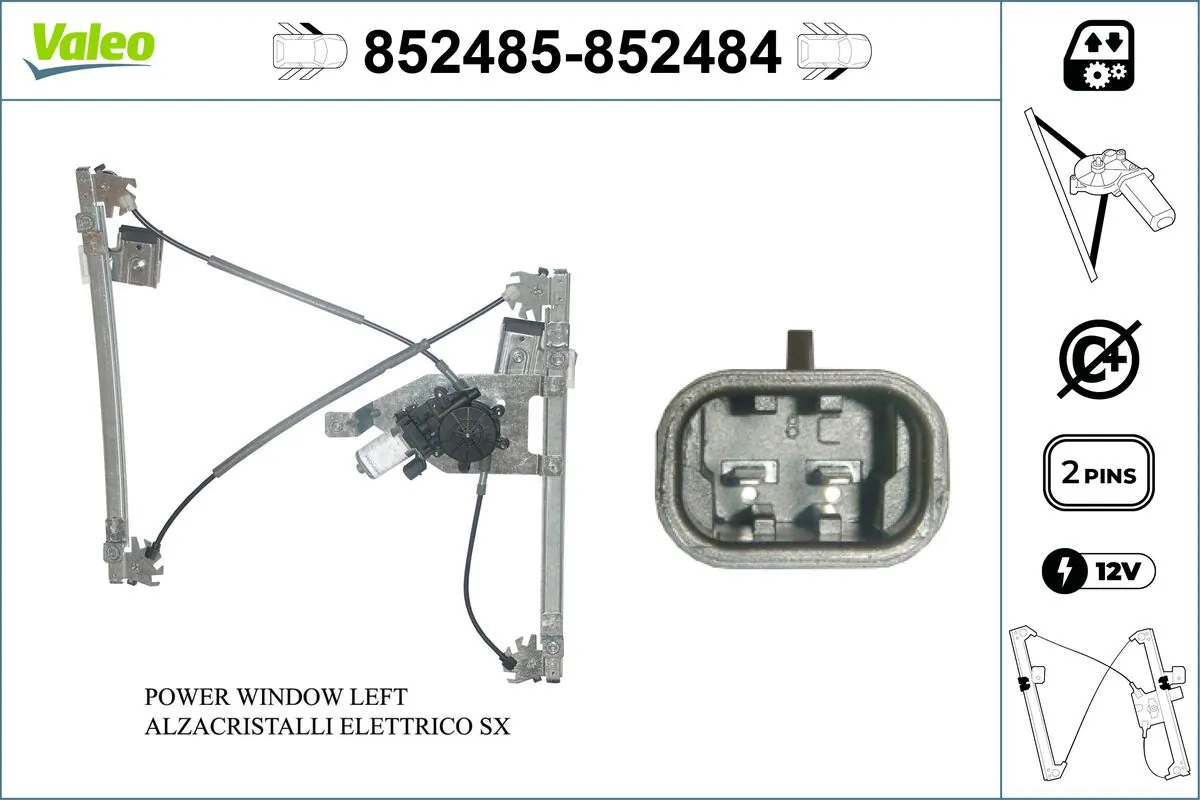 Lève-vitre VALEO 852485