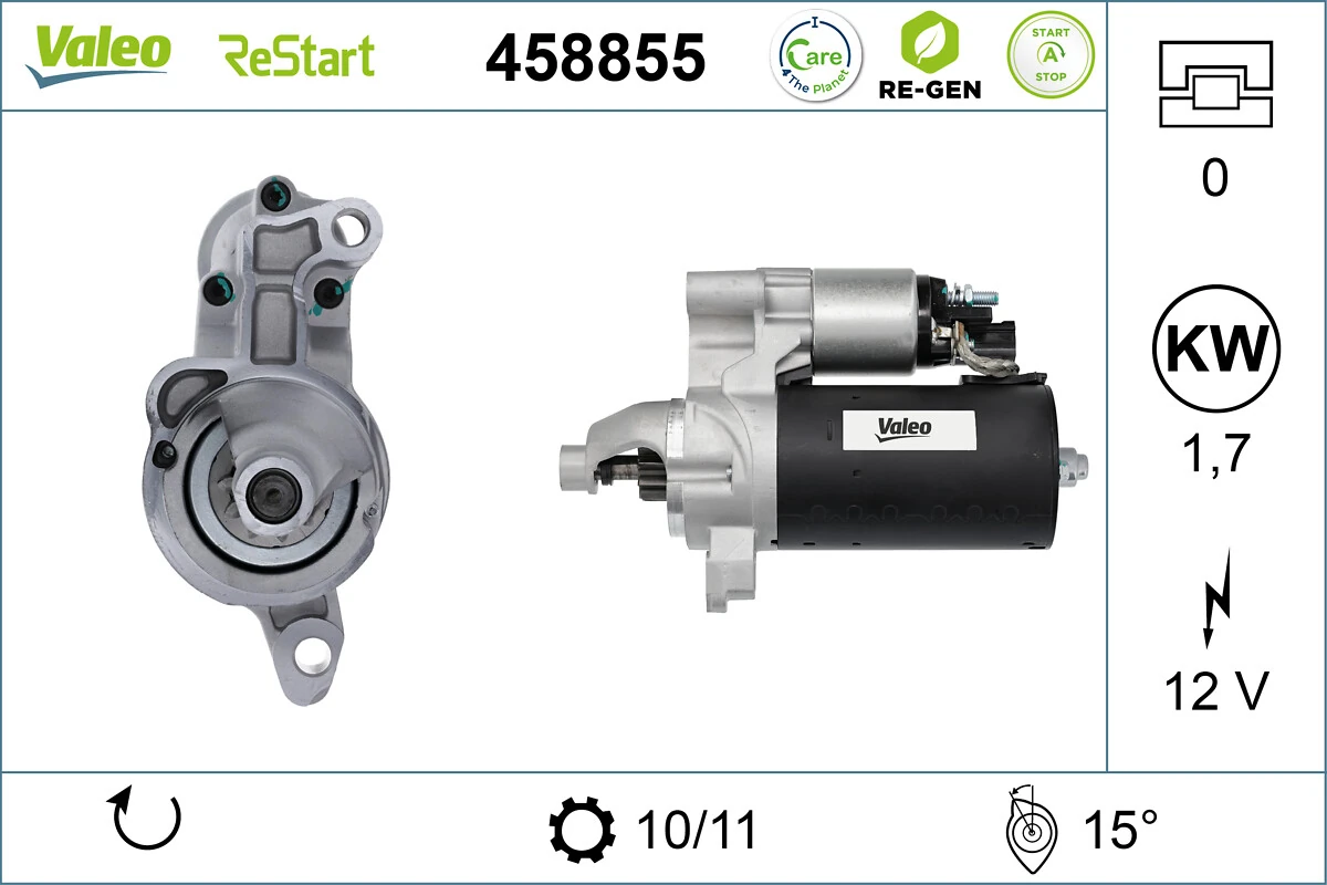 Démarreur VALEO 458855