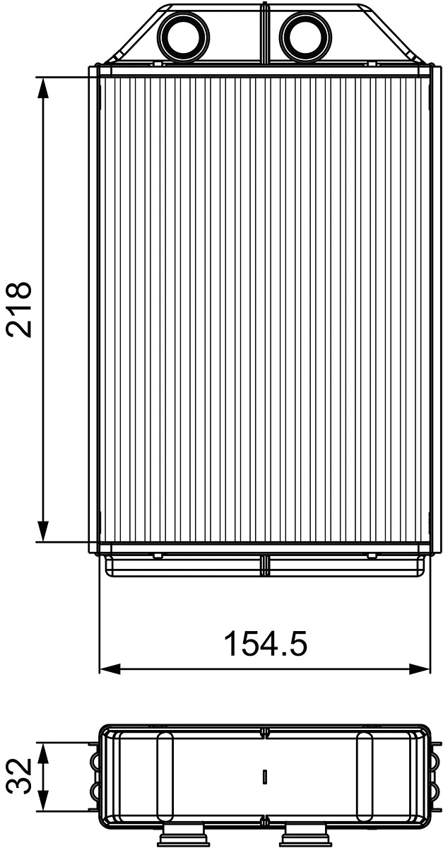 VALEO 811530 — Радіатор пічки