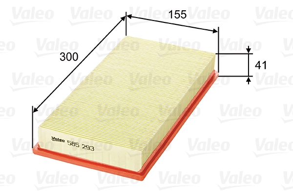 VALEO 585293 — Повітряний фільтр