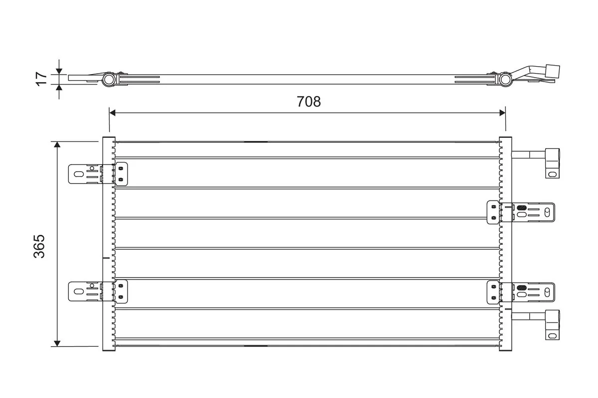 Condenseur, climatisation VALEO 817645