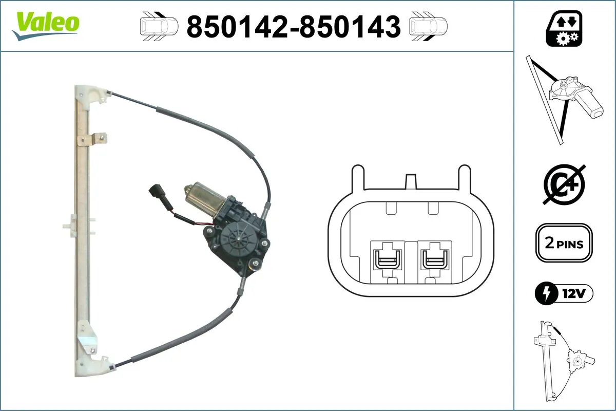 Lève-vitre VALEO 850142