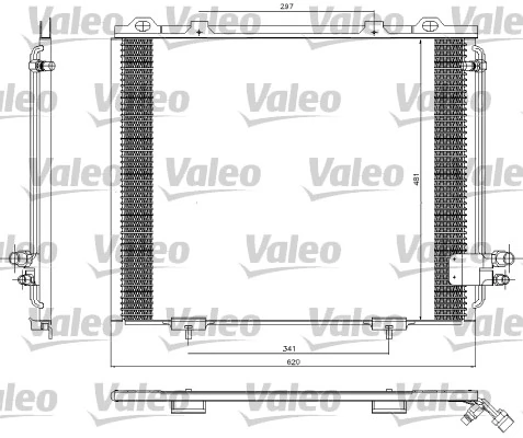 Condenseur, climatisation VALEO 817252