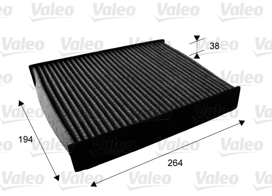 Filtre, air de l'habitacle VALEO 715672
