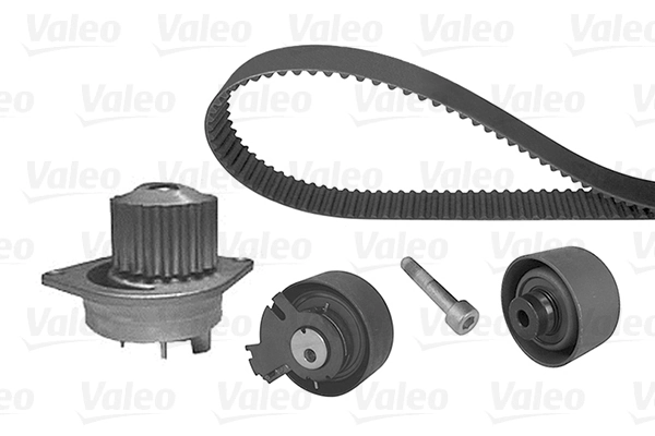 Pompe à eau + kit de courroie crantée VALEO 614569