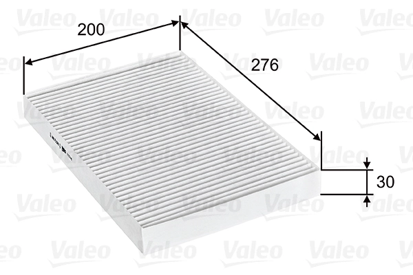 Filtre, air de l'habitacle VALEO 715749