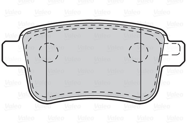 Kit de plaquettes de frein, frein à disque VALEO 670011